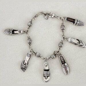 BRIGHTON “I love shoes” shoes charm bracelet